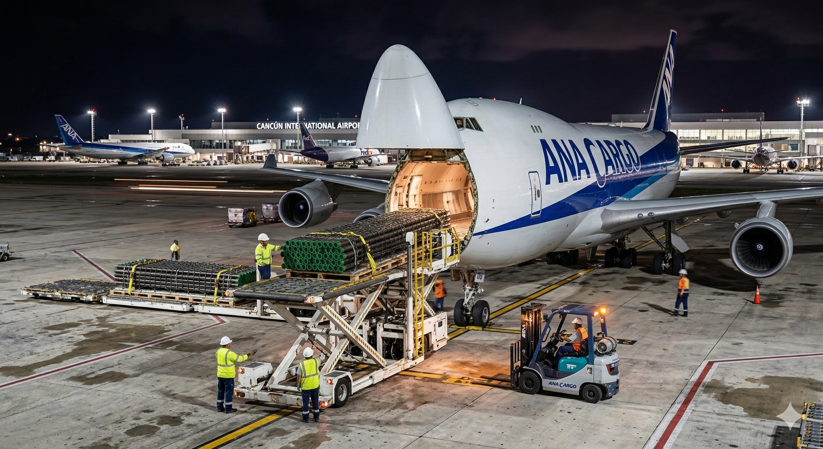 Air cargo ULD AIFA charter