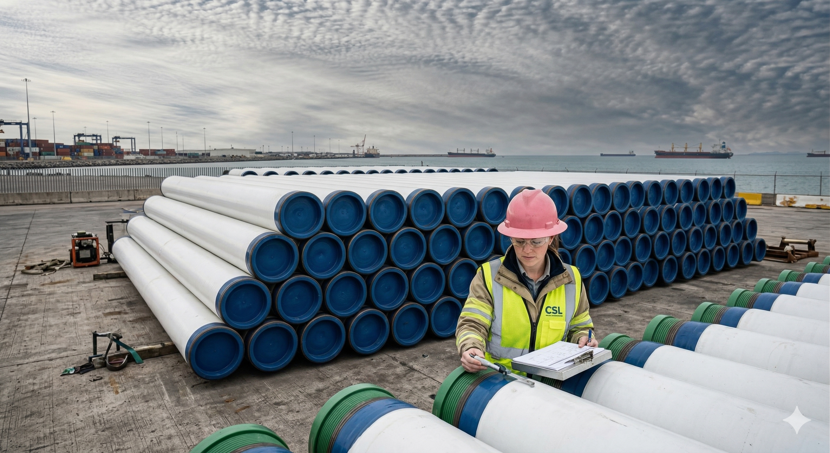 3LPP coated pipe survey Veracruz